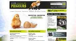 Desktop Screenshot of piegeurs.com